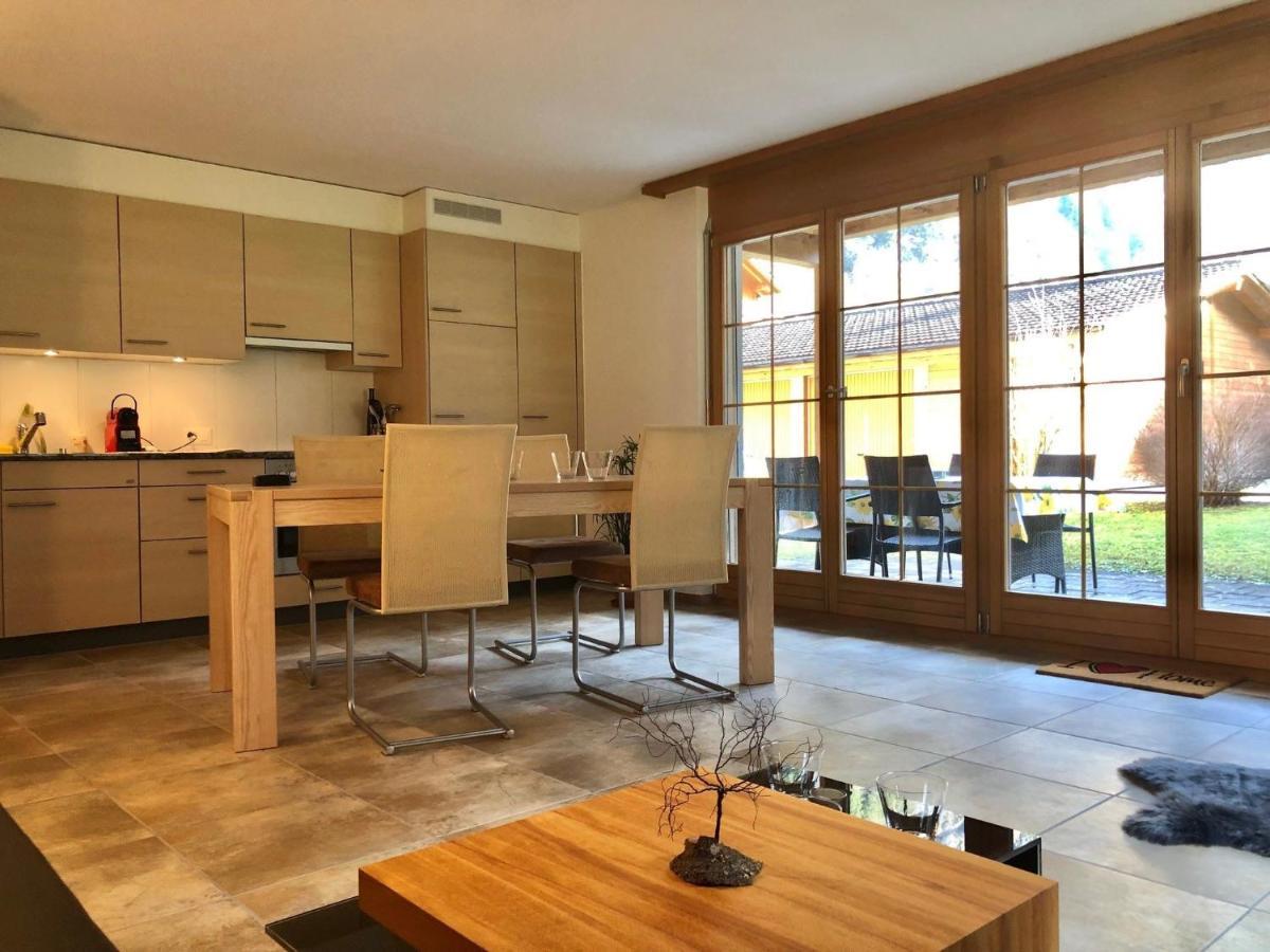 Komfortabel, Perfekte Lage, Neue Wohnung, Gratis P Lauterbrunnen Exterior photo